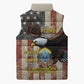 54th Massachusetts Infantry Regiment Sleeveless Puffer Jacket American Eagle - African Pride