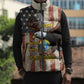 54th Massachusetts Infantry Regiment Sleeveless Puffer Jacket American Eagle - African Pride