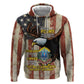 54th Massachusetts Infantry Regiment Zip Hoodie American Eagle - African Pride