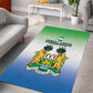 Personalised Sierra Leone Independence Day Area Rug Coat Of Arms Flag Map