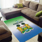 Personalised Sierra Leone Independence Day Area Rug Coat Of Arms Flag Map