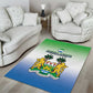 Personalised Sierra Leone Independence Day Area Rug Coat Of Arms Flag Map