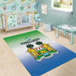 Personalised Sierra Leone Independence Day Area Rug Coat Of Arms Flag Map