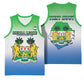 Personalised Sierra Leone Independence Day Basketball Jersey Coat Of Arms Flag Map - African Pride