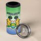 Personalised Sierra Leone Independence Day 4 in 1 Can Cooler Tumbler Coat Of Arms Flag Map