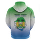Personalised Sierra Leone Independence Day Hoodie Coat Of Arms Flag Map