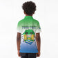 Personalised Sierra Leone Independence Day Kid Polo Shirt Coat Of Arms Flag Map