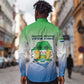 Personalised Sierra Leone Independence Day Long Sleeve Button Shirt Coat Of Arms Flag Map