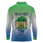 Personalised Sierra Leone Independence Day Long Sleeve Polo Shirt Coat Of Arms Flag Map