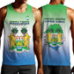 Personalised Sierra Leone Independence Day Men Tank Top Coat Of Arms Flag Map