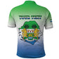 Personalised Sierra Leone Independence Day Polo Shirt Coat Of Arms Flag Map