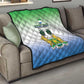 Personalised Sierra Leone Independence Day Quilt Coat Of Arms Flag Map