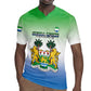 Personalised Sierra Leone Independence Day Rugby Jersey Coat Of Arms Flag Map