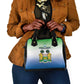 Personalised Sierra Leone Independence Day Shoulder Handbag Coat Of Arms Flag Map