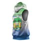 Personalised Sierra Leone Independence Day Sleeveless Hoodie Coat Of Arms Flag Map - African Pride