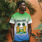 Personalised Sierra Leone Independence Day T shirt Coat Of Arms Flag Map