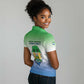 Personalised Sierra Leone Independence Day Women Polo Shirt Coat Of Arms Flag Map
