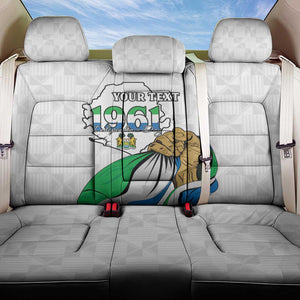 Personalised Happy Independence Sierra Leone Back Car Seat Cover April 27th