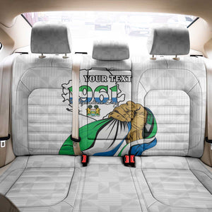 Personalised Happy Independence Sierra Leone Back Car Seat Cover April 27th