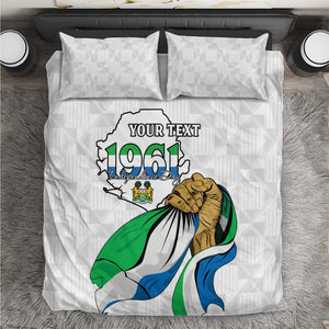 Personalised Happy Independence Sierra Leone Bedding Set April 27th