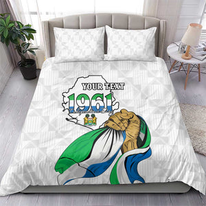 Personalised Happy Independence Sierra Leone Bedding Set April 27th