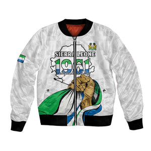 Personalised Happy Independence Sierra Leone Bomber Jacket April 27th