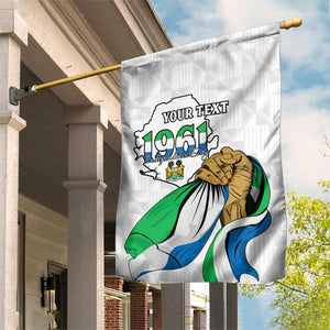 Personalised Happy Independence Sierra Leone Garden Flag April 27th