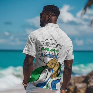 Personalised Happy Independence Sierra Leone Hawaiian Shirt April 27th