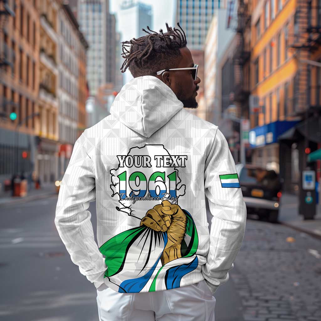 Personalised Happy Independence Sierra Leone Hoodie April 27th