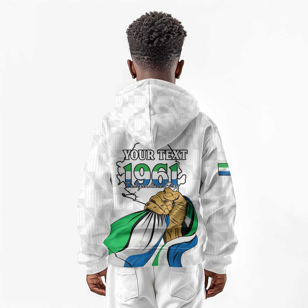 Personalised Happy Independence Sierra Leone Kid Hoodie April 27th