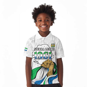Personalised Happy Independence Sierra Leone Kid Polo Shirt April 27th