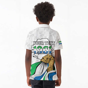 Personalised Happy Independence Sierra Leone Kid Polo Shirt April 27th