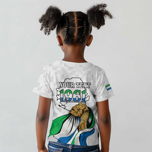 Personalised Happy Independence Sierra Leone Kid T shirt April 27th