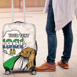 Personalised Happy Independence Sierra Leone Luggage Cover April 27th