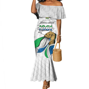 Personalised Happy Independence Sierra Leone Mermaid Dress April 27th