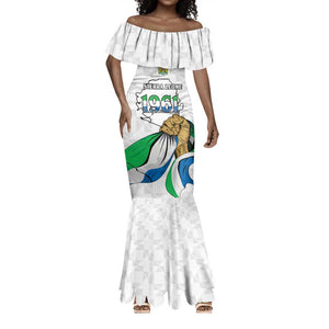 Personalised Happy Independence Sierra Leone Mermaid Dress April 27th