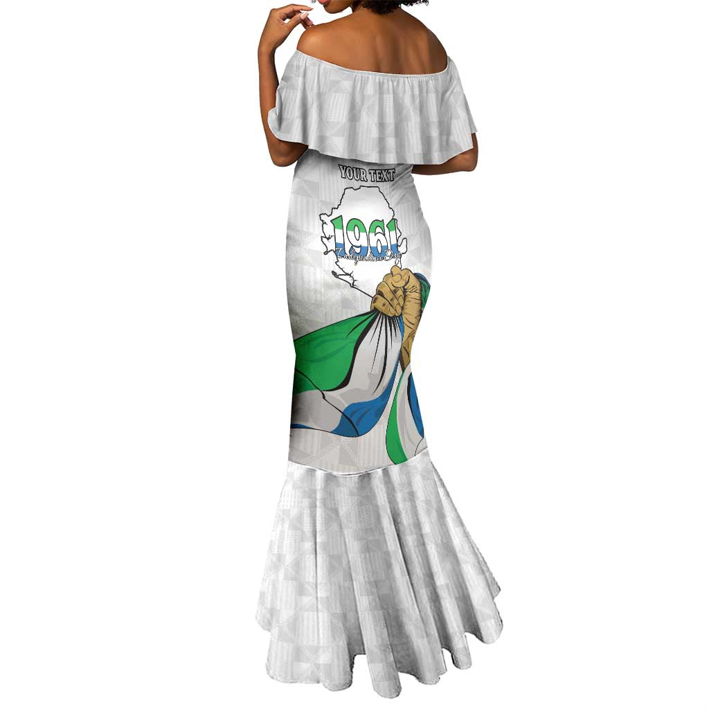 Personalised Happy Independence Sierra Leone Mermaid Dress April 27th