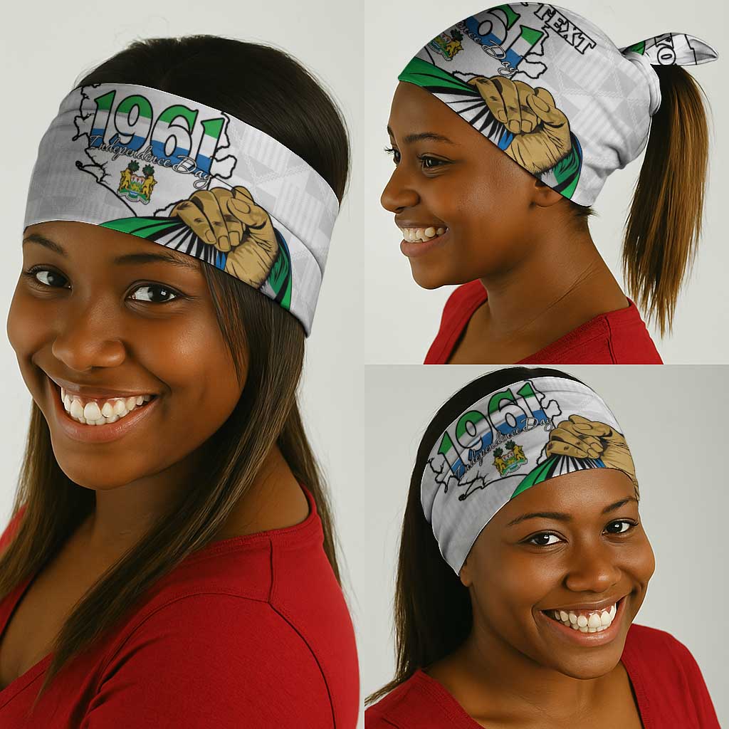 Happy Independence Sierra Leone Neck Gaiter April 27th - African Pride