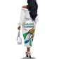 Personalised Happy Independence Sierra Leone Off The Shoulder Long Sleeve Dress April 27th