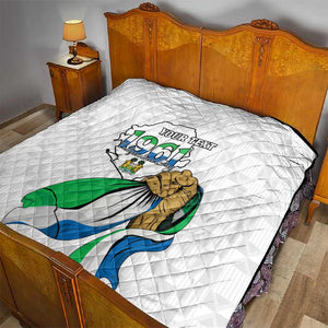 Personalised Happy Independence Sierra Leone Quilt April 27th