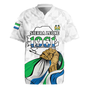 Personalised Happy Independence Sierra Leone Rugby Jersey April 27th