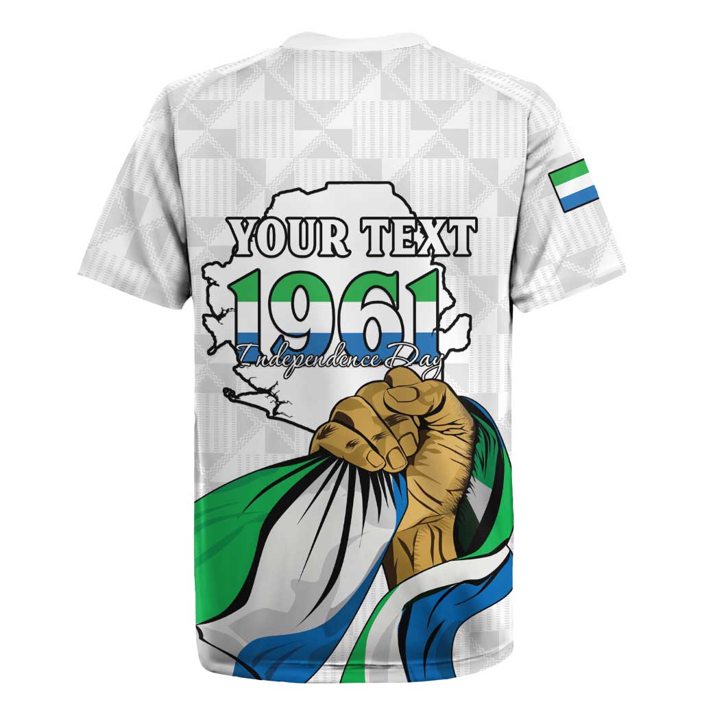 Personalised Happy Independence Sierra Leone Rugby Jersey April 27th