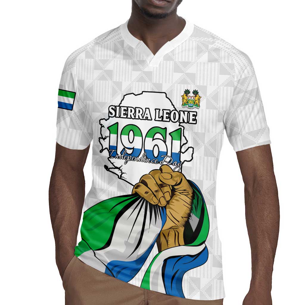 Personalised Happy Independence Sierra Leone Rugby Jersey April 27th