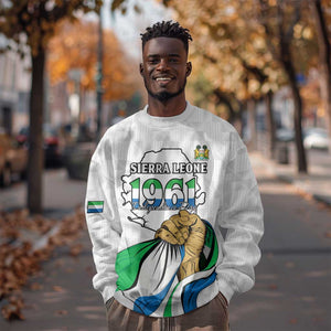 Personalised Happy Independence Sierra Leone Sweatshirt April 27th