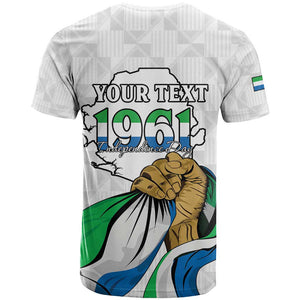 Personalised Happy Independence Sierra Leone T shirt April 27th