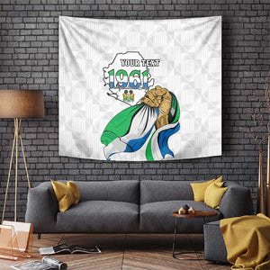 Personalised Happy Independence Sierra Leone Tapestry April 27th