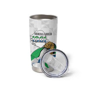 Personalised Happy Independence Sierra Leone Tumbler Cup April 27th