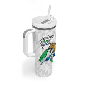 Personalised Happy Independence Sierra Leone Tumbler With Handle April 27th