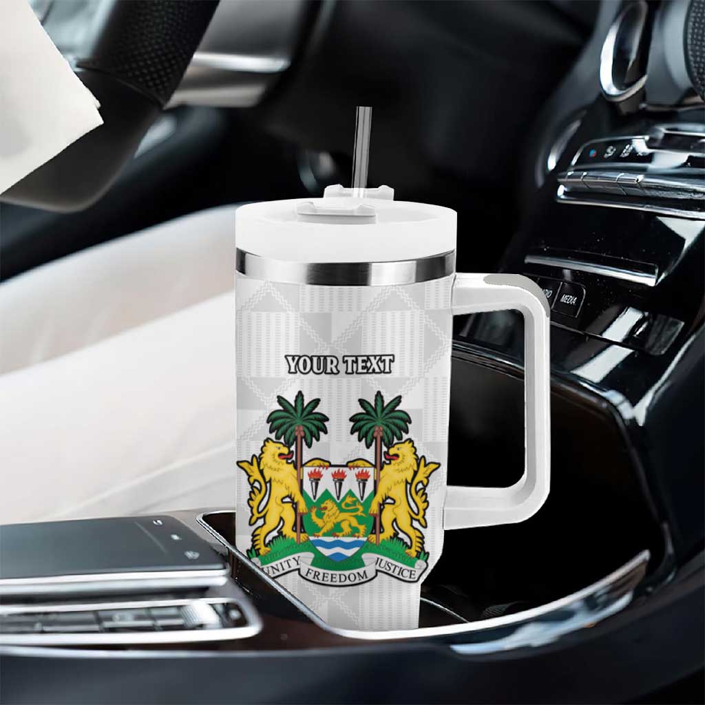 Personalised Happy Independence Sierra Leone Tumbler With Handle April 27th