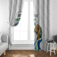Personalised Happy Independence Sierra Leone Window Curtain April 27th